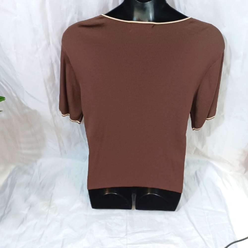 Vintage Imago Two-piece Sweater, Brown/Beige Size: XL - Picture 8 of 16